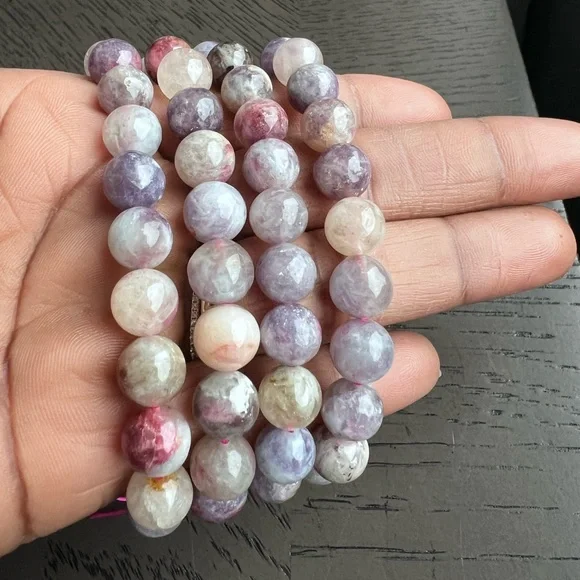 Unicorn tourmaline bracelet 9mm (one) - Picture 3 of 4